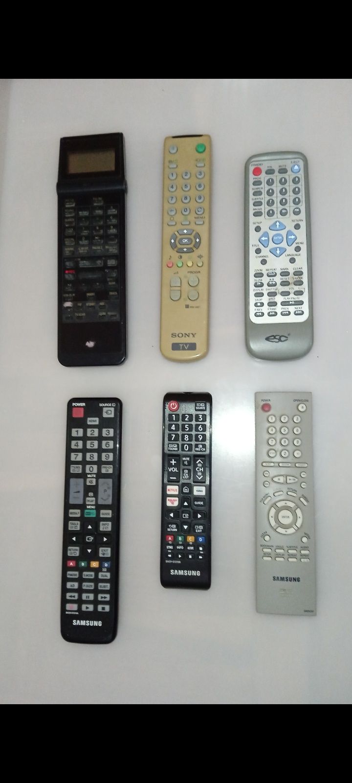 Comandos para LCD's, DVD's e Video Gravador Sanyo VHR D 4600 SP
