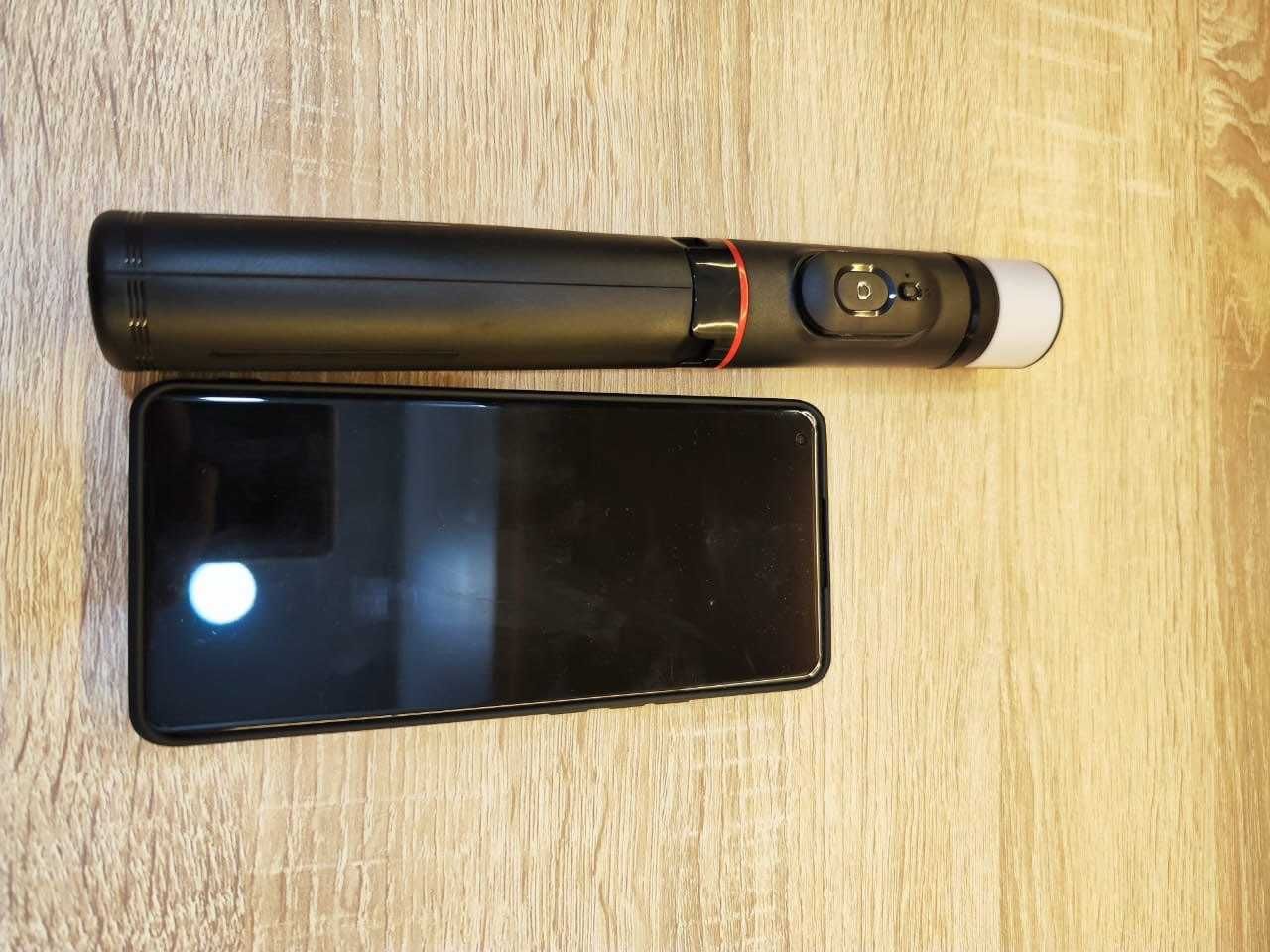 Селфи палка 1.8м с подсветкой трипод тринога штатив монопод + USB