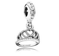 Charms Do Pandora Zawieszka Koralik Korona Królowa Queen King