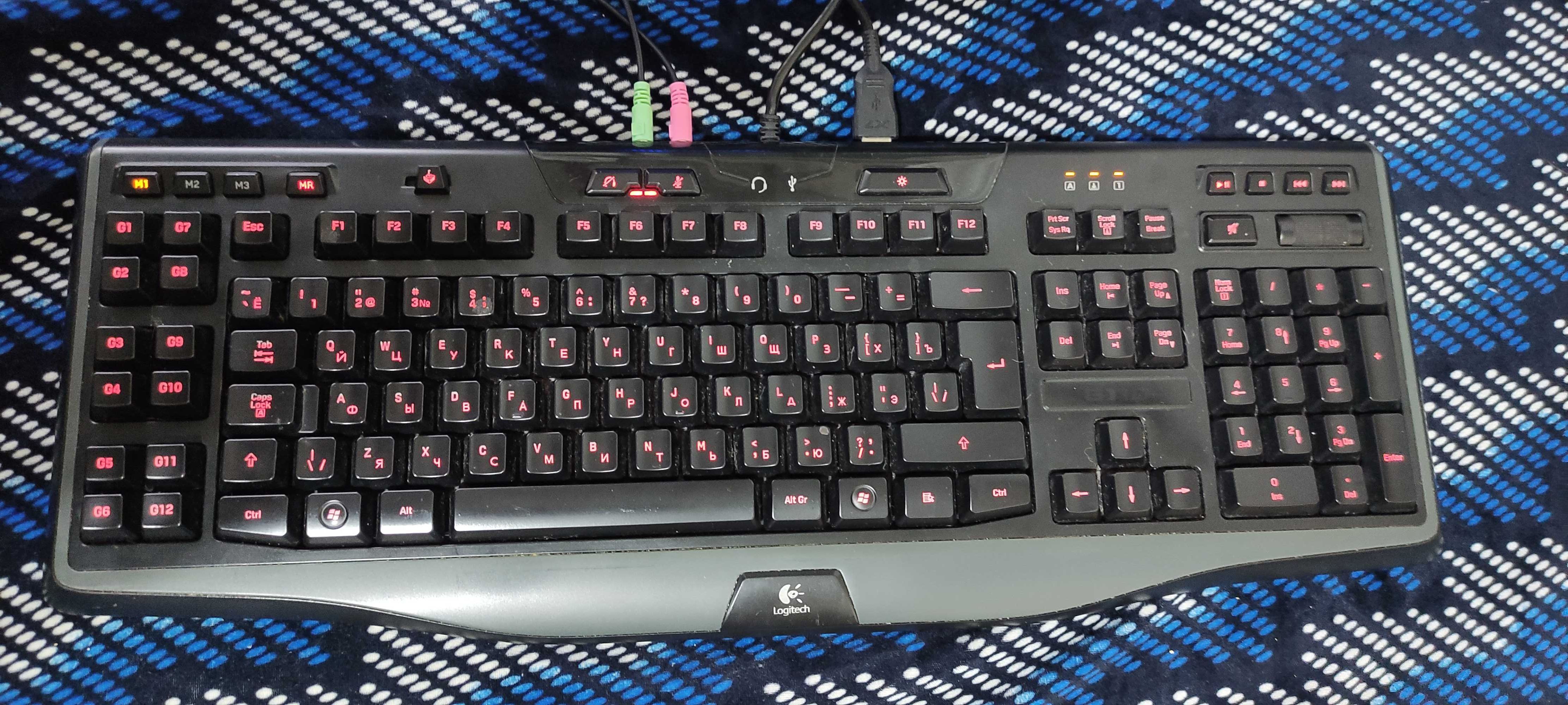 Шикарная игровая клавиатура в идеале по низкой цене Logitech g110