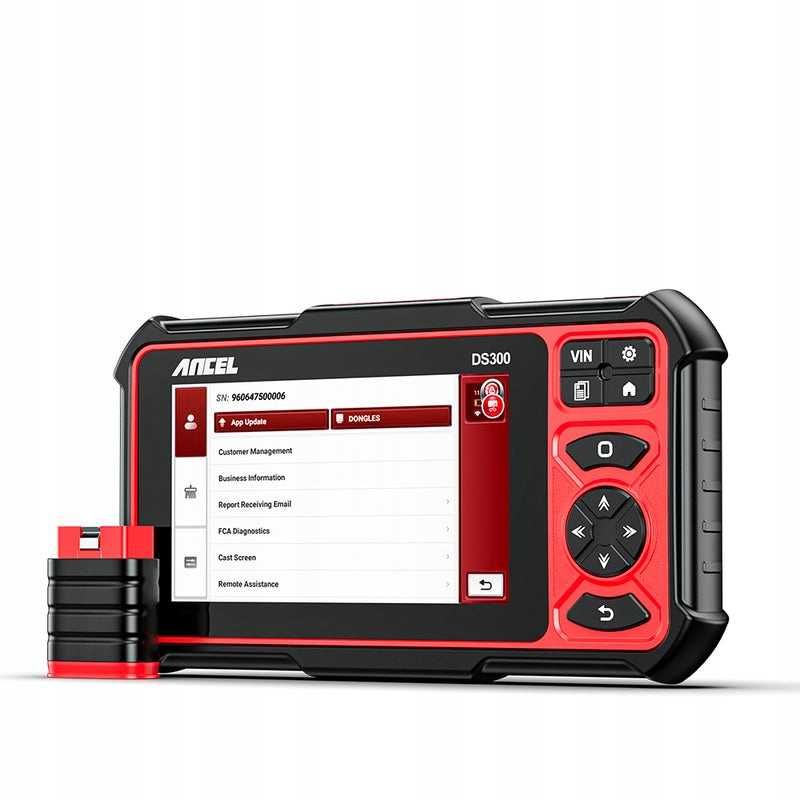 Skaner Tester Diagnostyczny Ancel DS300 BT J.Polski 2024 3lata aktuali