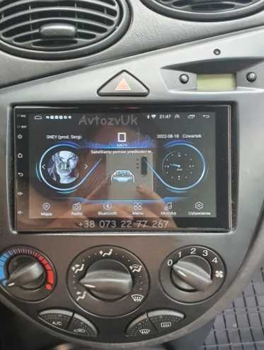 Магнитола FOCUS 2 Ford FOCUS 1 USB GPS 2 дин Фокус CarPlay Android 14