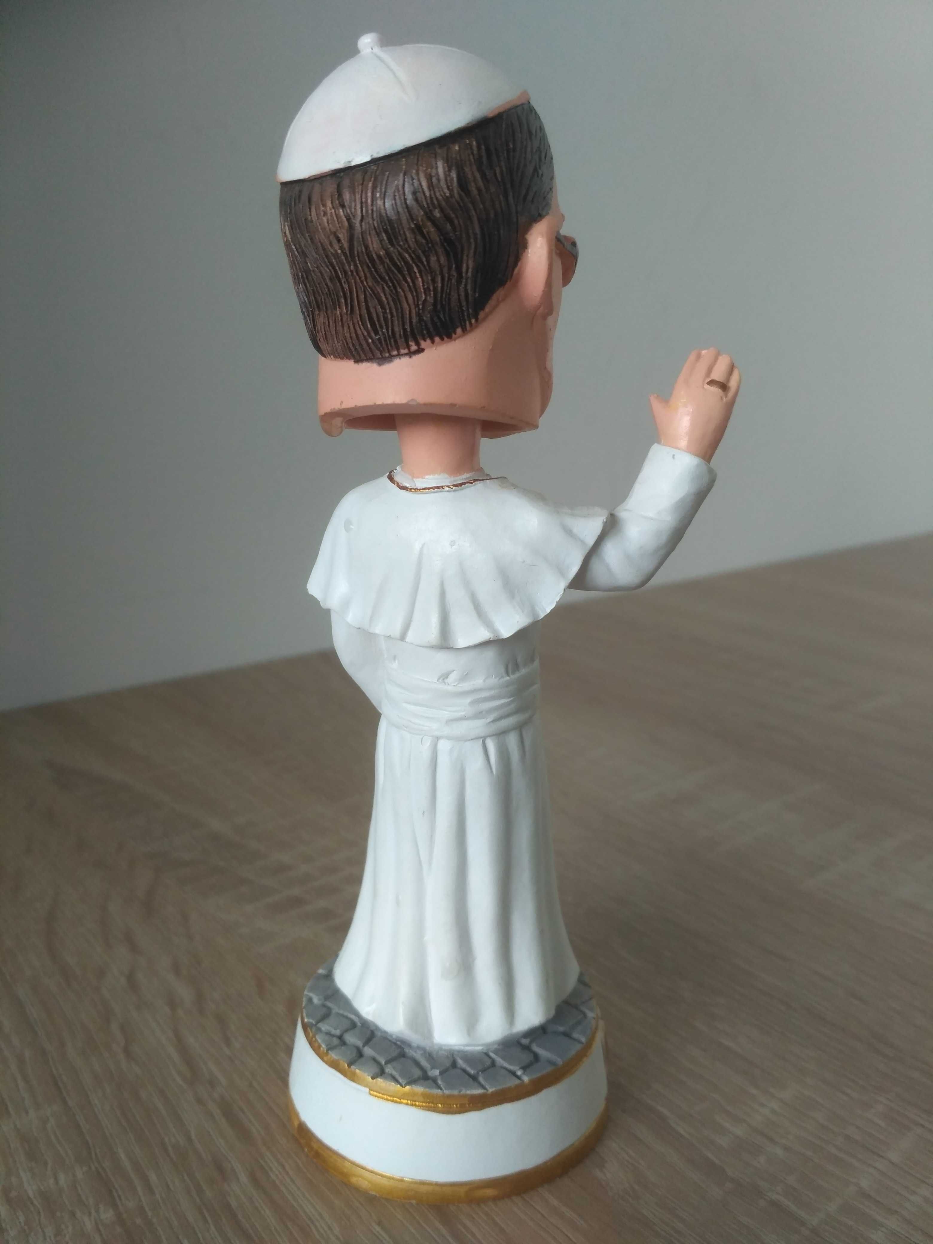 Papież Franciszek FRANCESCO Bobblehead Miniaturowa figurka z żywicy