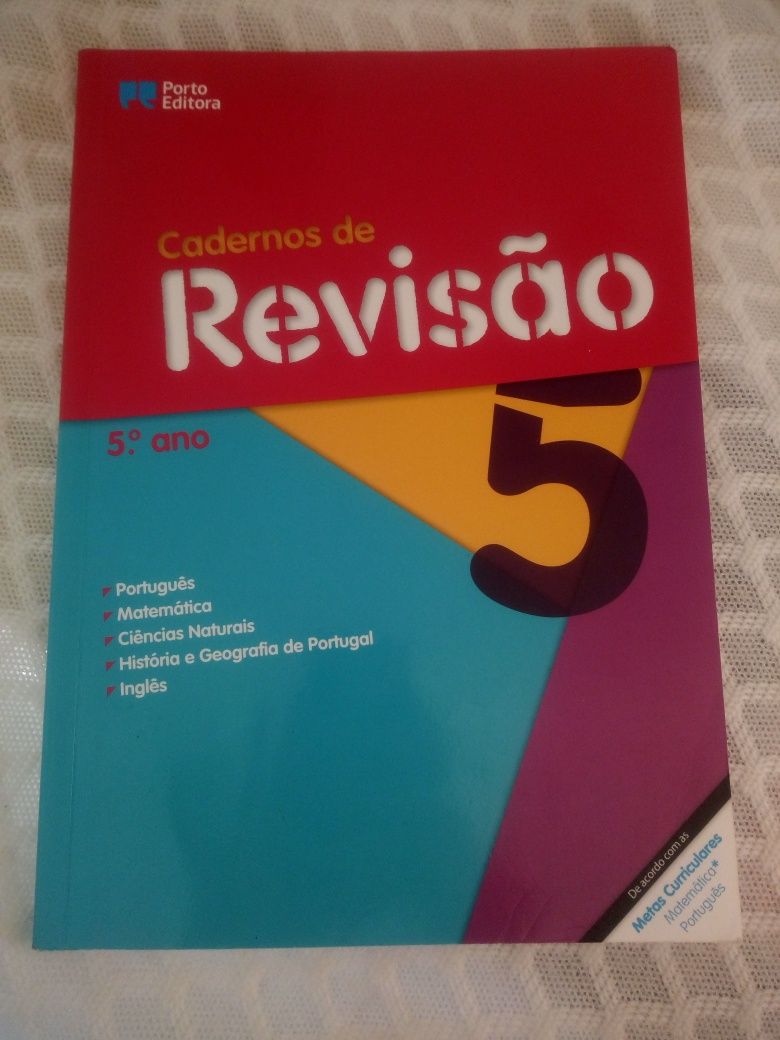 Cadernos de Revisão 5º ano Porto Editora