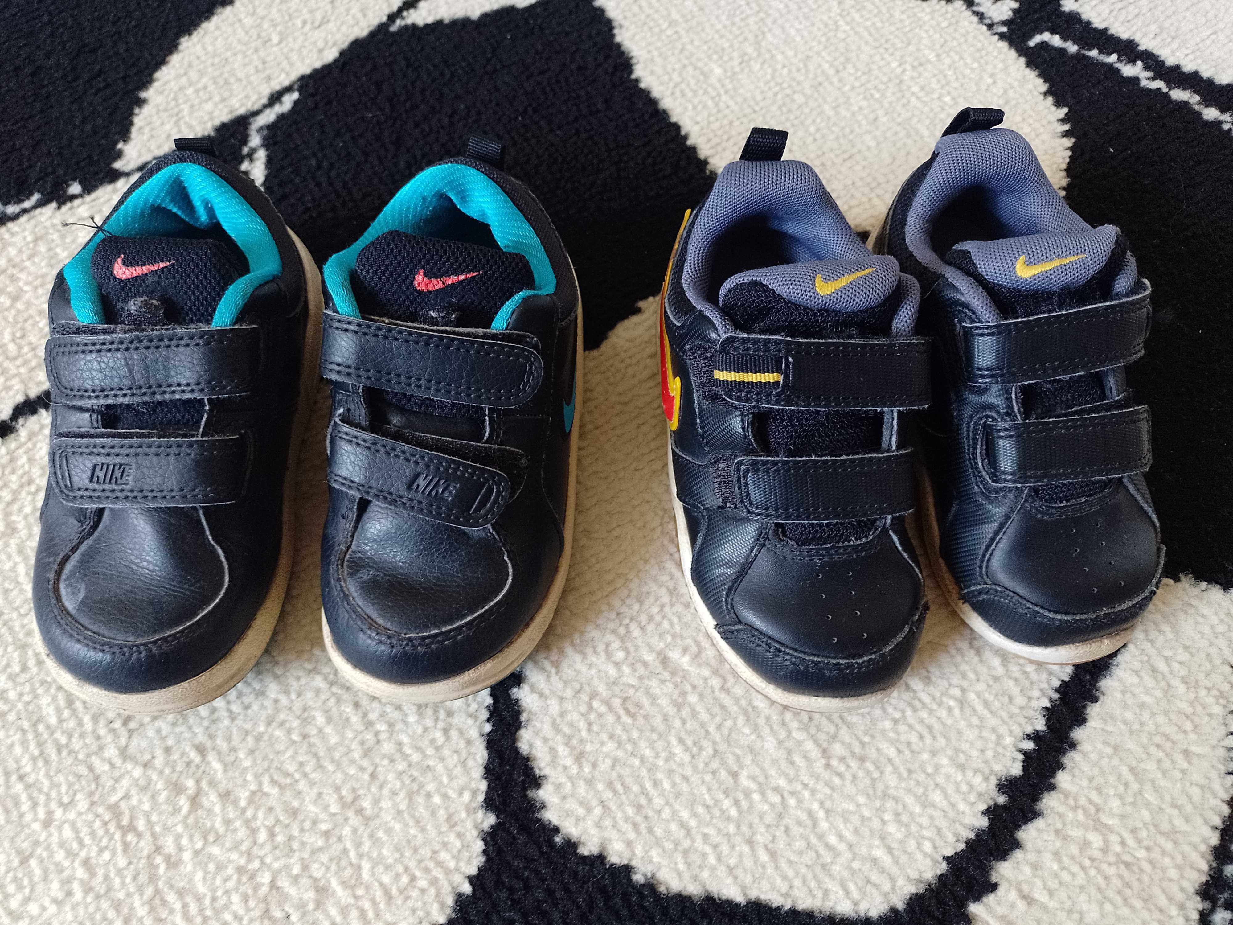 Dwie pary bucików dziecięcych Nike