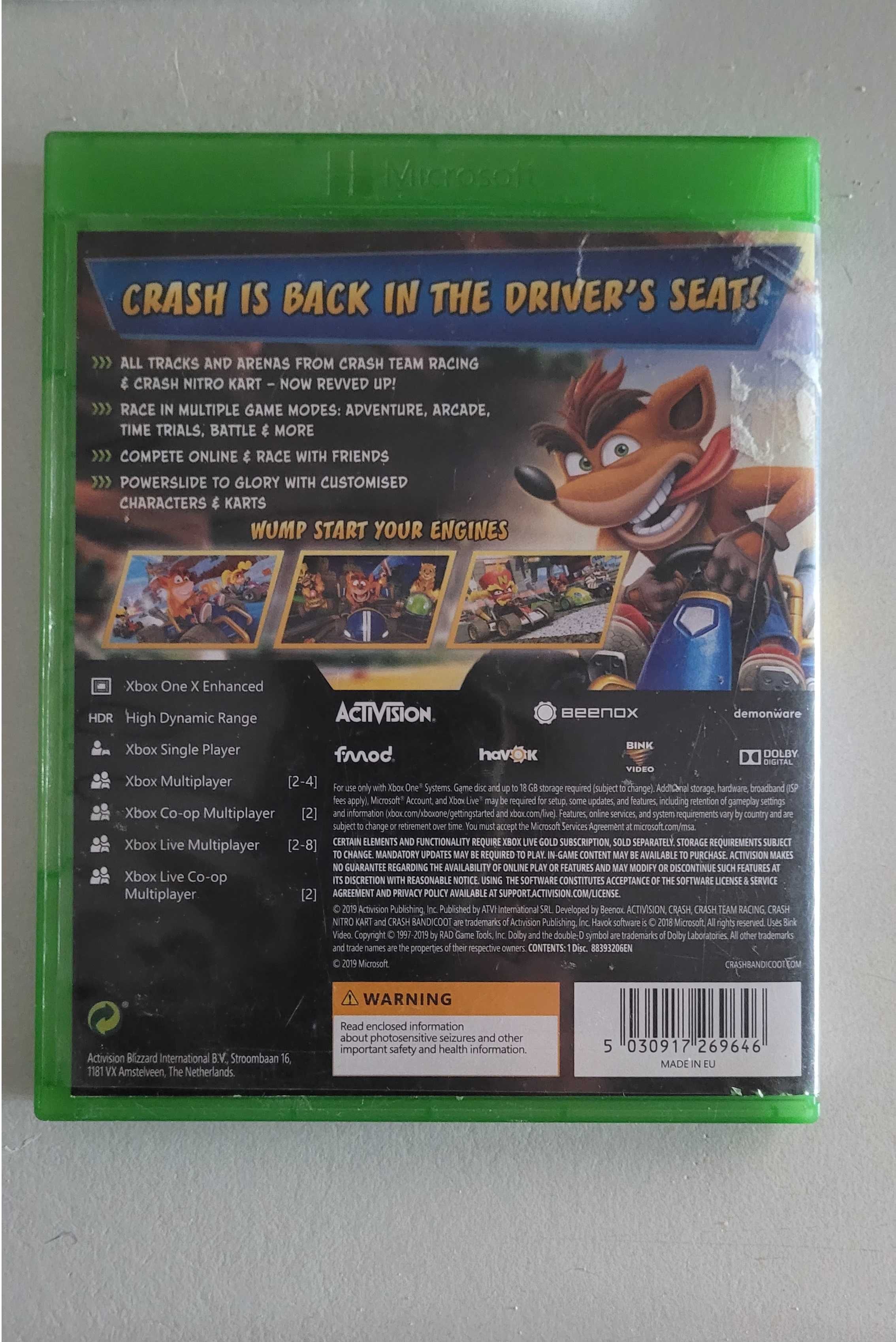 Crash Team Racing Nitro Fueled (Xbox One Xbox Series X)