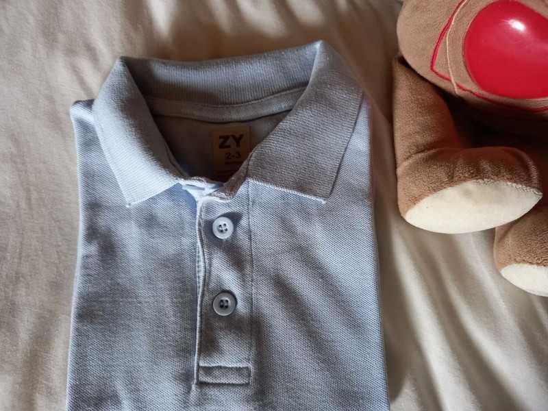 Polo azul claro 2-3 anos Zippy
