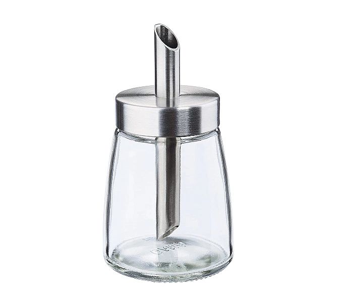 Dozownik Tavola Cilio do cukru, szkło/stal nierdzewna, śred. 6,5 x 12
