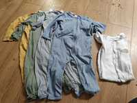 4szt piżamy kombinezony H&M rozmiar 86 zapinanie na zamek zip