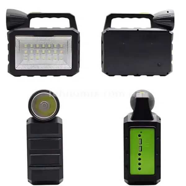 Ліхтар Cclamp CL-28  Сонячна станція + PowerBank + 3 LED лампи.
