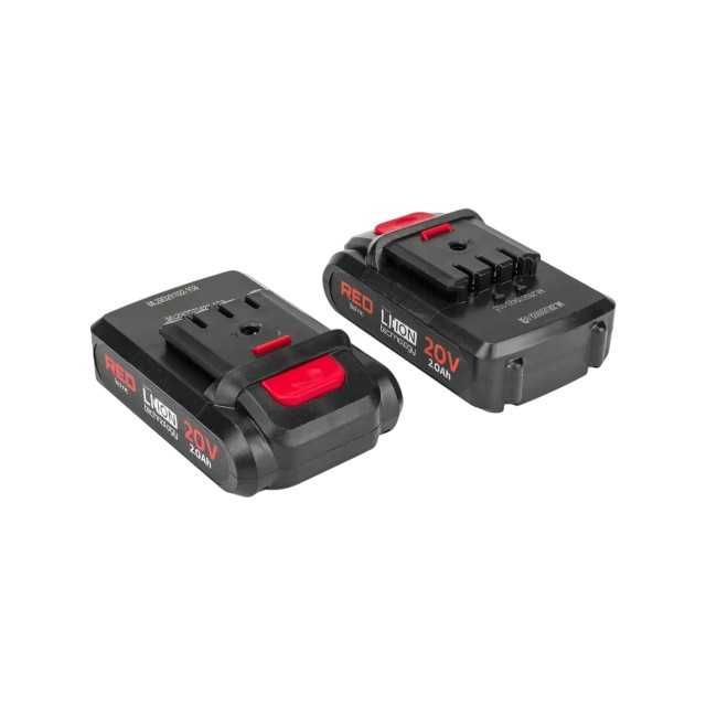 Дриль шуруповерт акумуляторний RED TECHNIC RTWA0033, 20 В шуруповерт