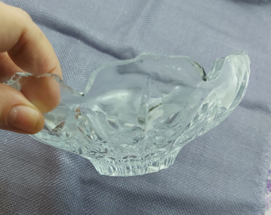 Салатник хрустальный Кришталевий салатник