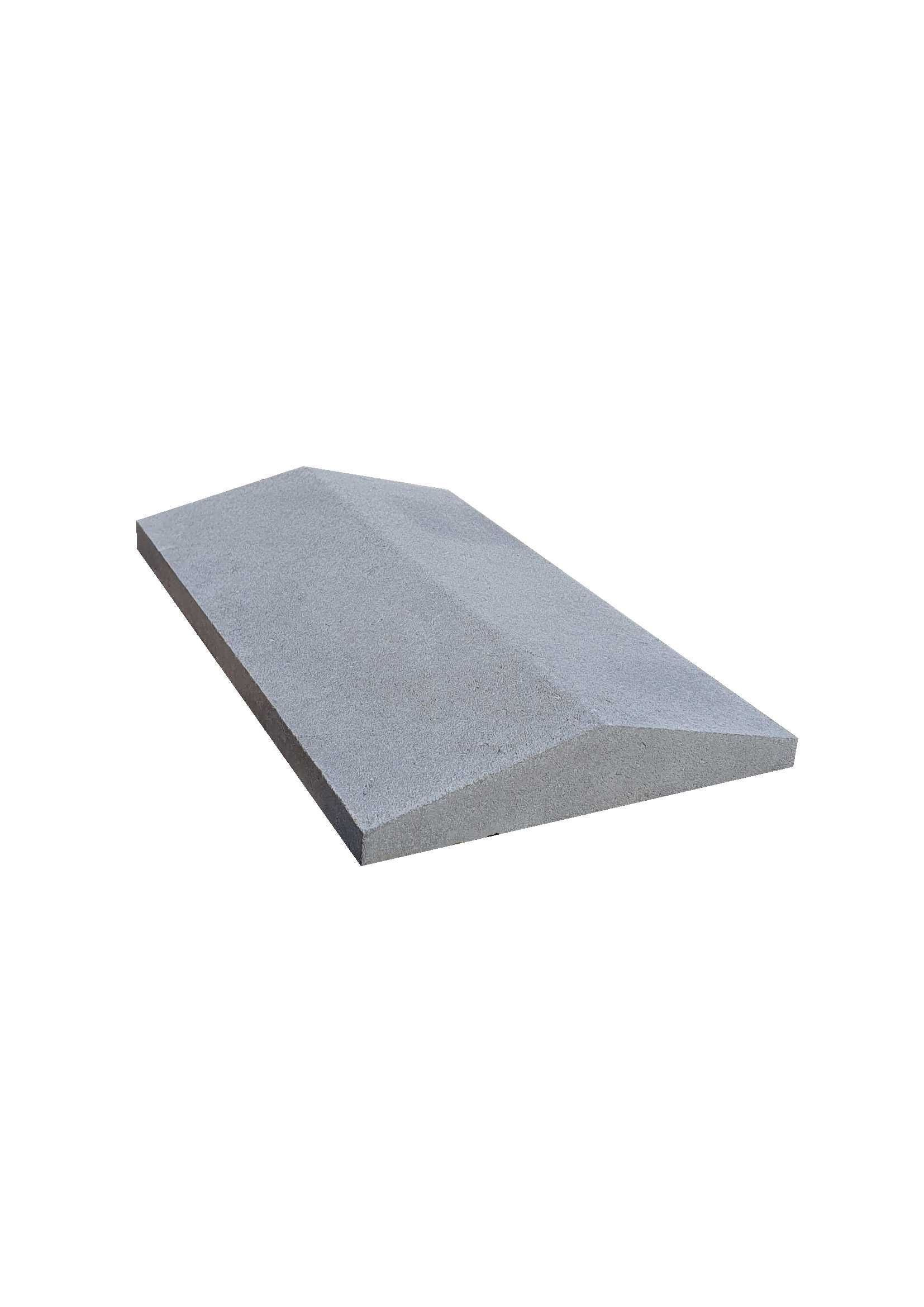 Daszek betonowy 30x50 dwuspadowy lub jednospadowy płaski na murki