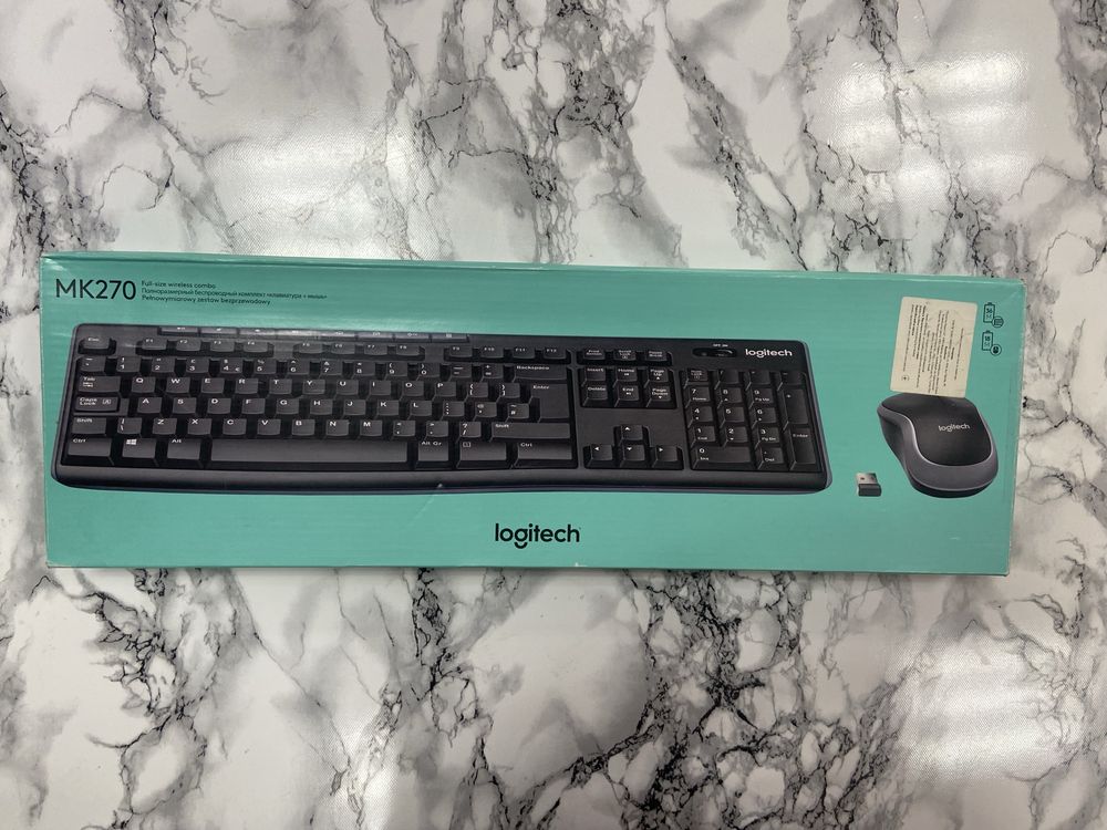Logitech MK270 — бездротова клавіатура + мишка | Б/в, в хорошому стані