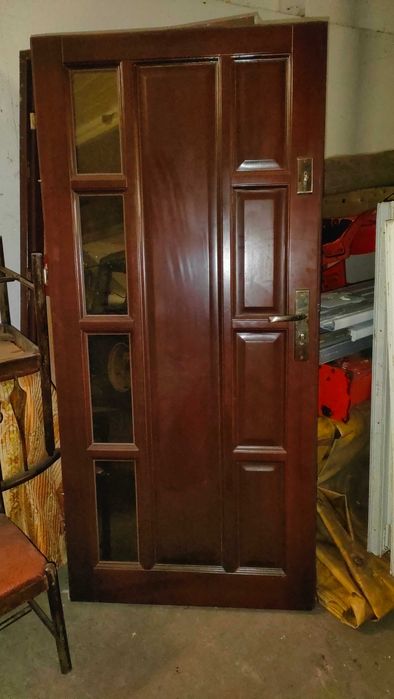 drzwi zewnętrzne  drewniane