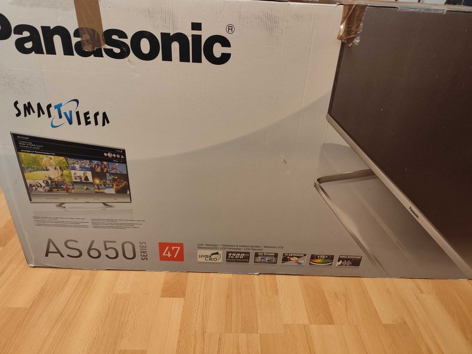 Telewizor Panasonic TX-AS 650 47" 3D 1200Hz 178° A++