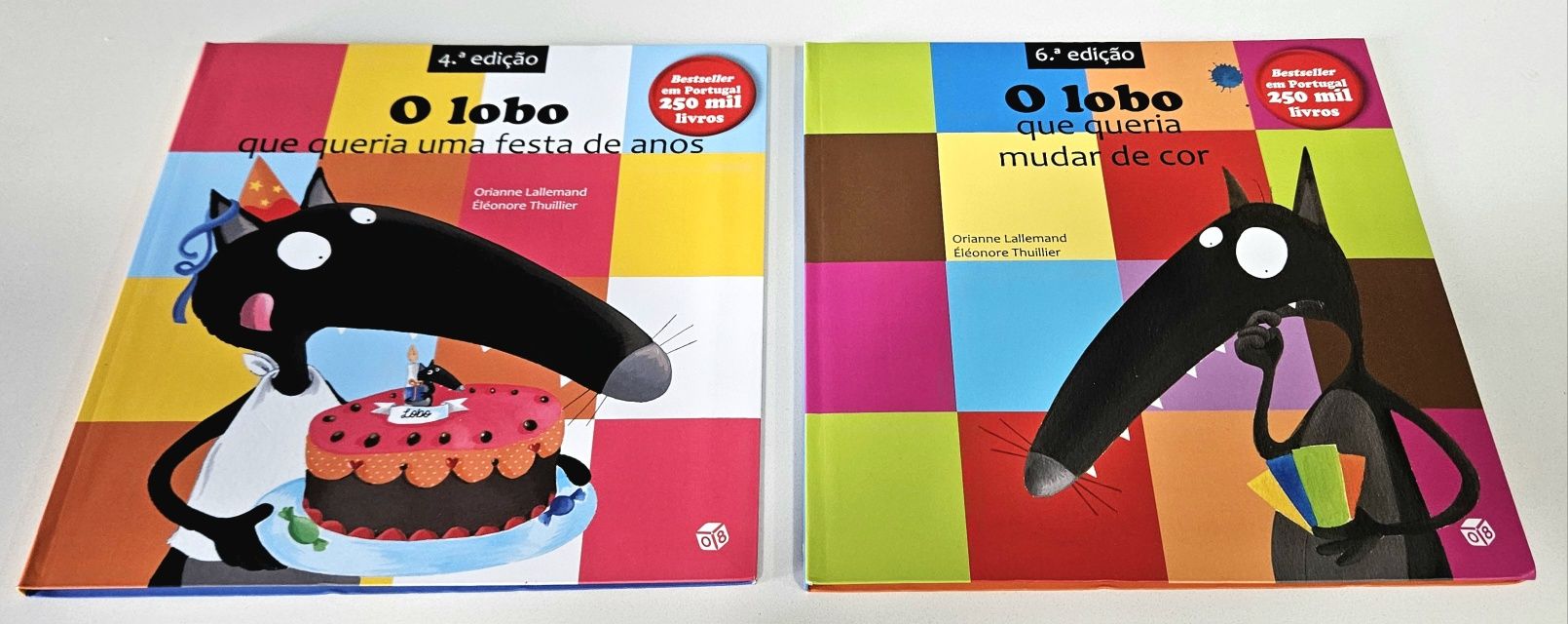 Livros infantis da colecção "O Lobo"