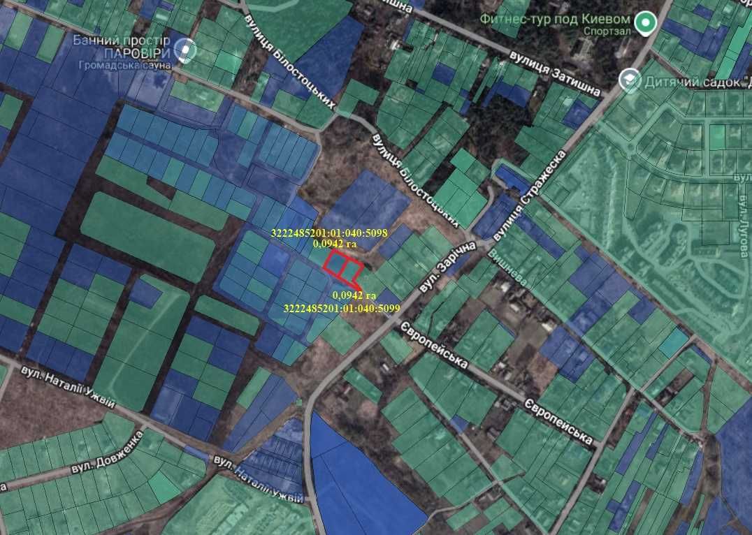 Земельна ділянка 9,4 сотки для житлової забудови, Михайлівка-Рубежівка