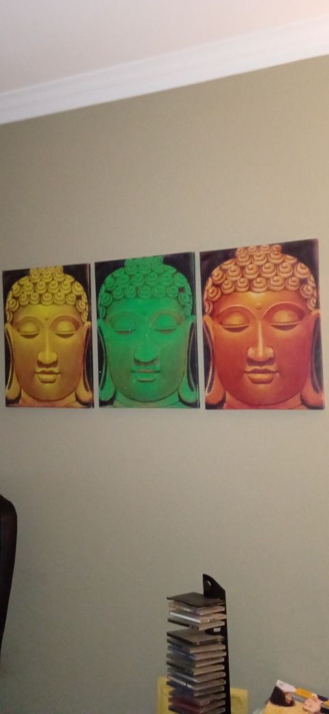 Conjunto quadros do Buda
