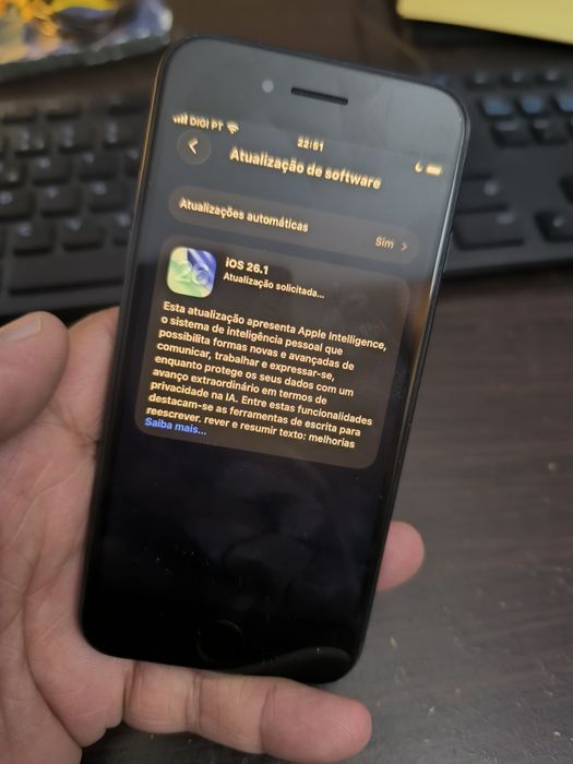 iPhone SE 2022 (3ª Geração) 128GB 5G - Chip A15 e Acessórios Originais