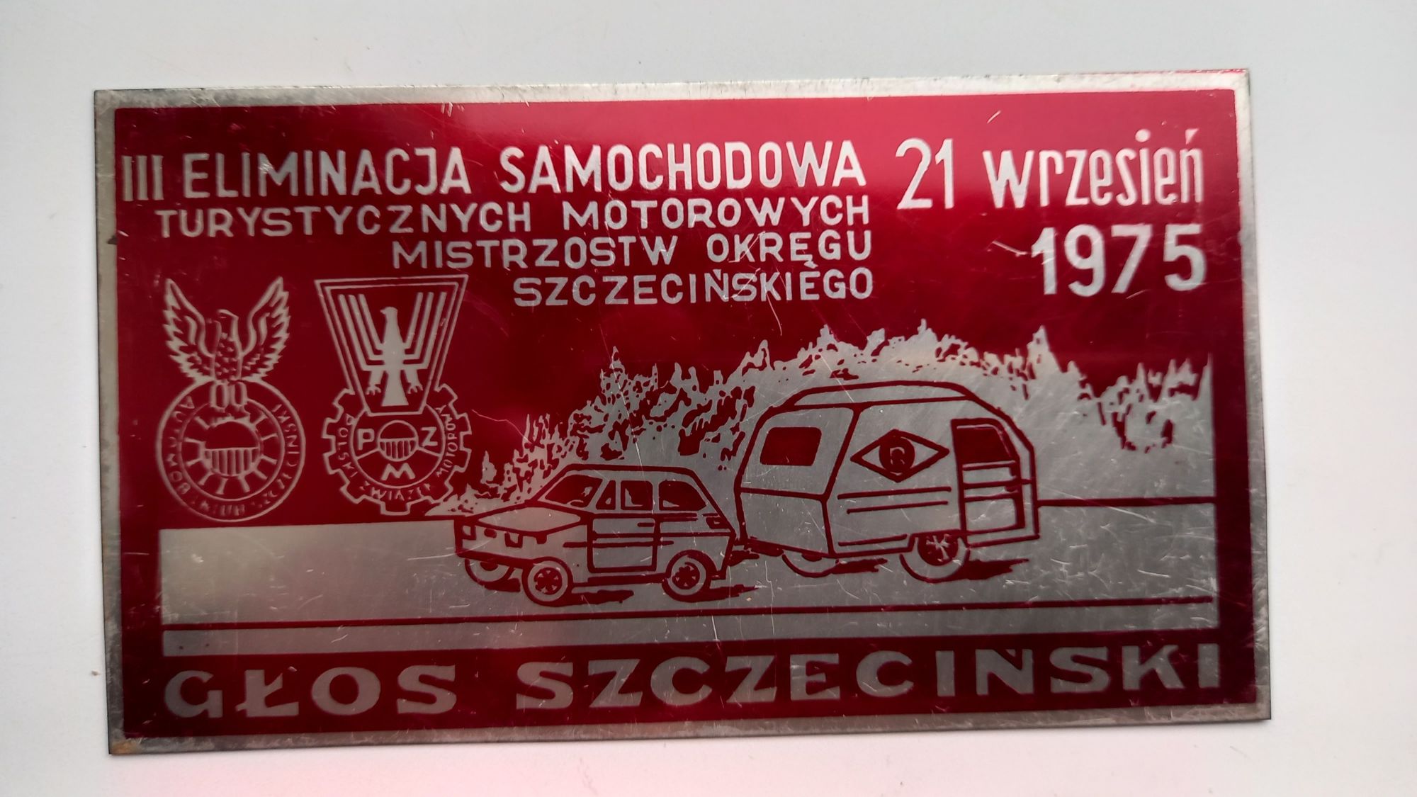 49-letnia pamiątka turystyczno-samochodowa