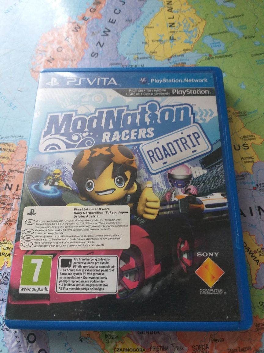 Gra Sony ps Vita modnation racers mod nation road trip