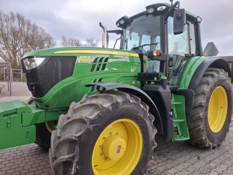Ciągnik john deere 6155 m bardzo mały przebieg 470mtg gwarancja  do 27