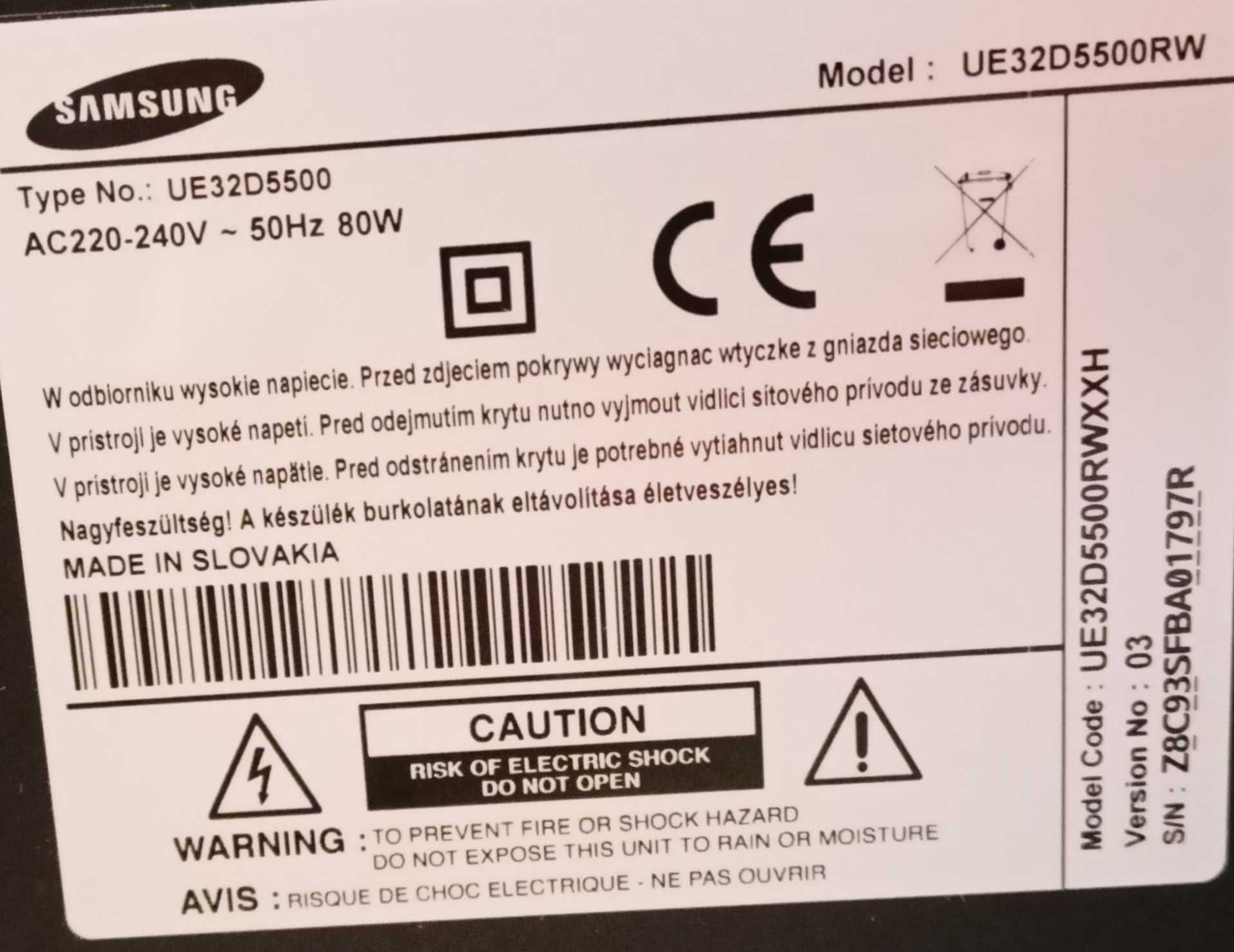 Telewizor 32" samsung sam wyłącza sie i włącza