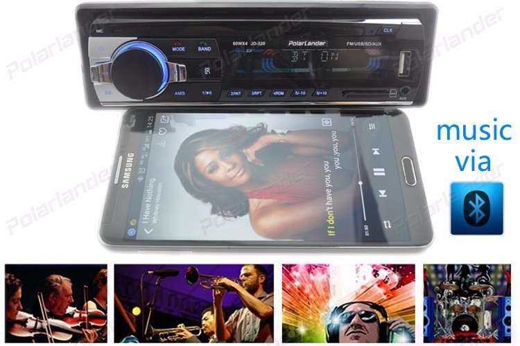 Auto Radio Bluetooth, Fm, AUX, USB, Cartão memoria