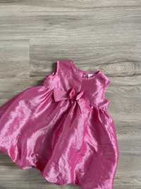 Sukienka różowa dla dziewczynki 3- 6 miesiecy