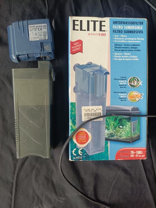 Aquário aquapor 110L com móvel e muito equipamento.