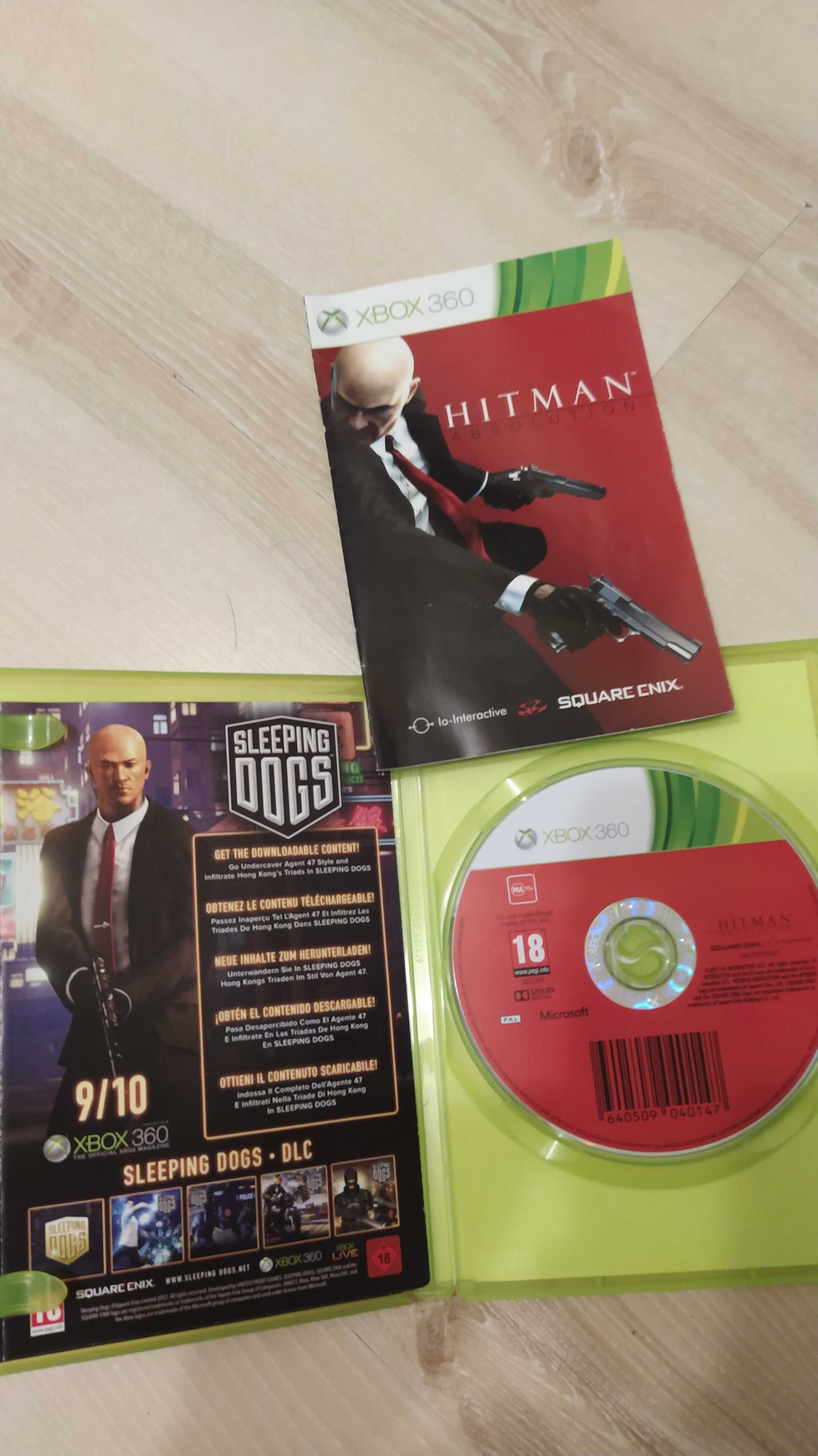 Игровые диски xbox 360 ,psp ,SP 3 hitman