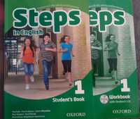 Steps in English 1 komplet podręcznik+ćwiczenia Nowy