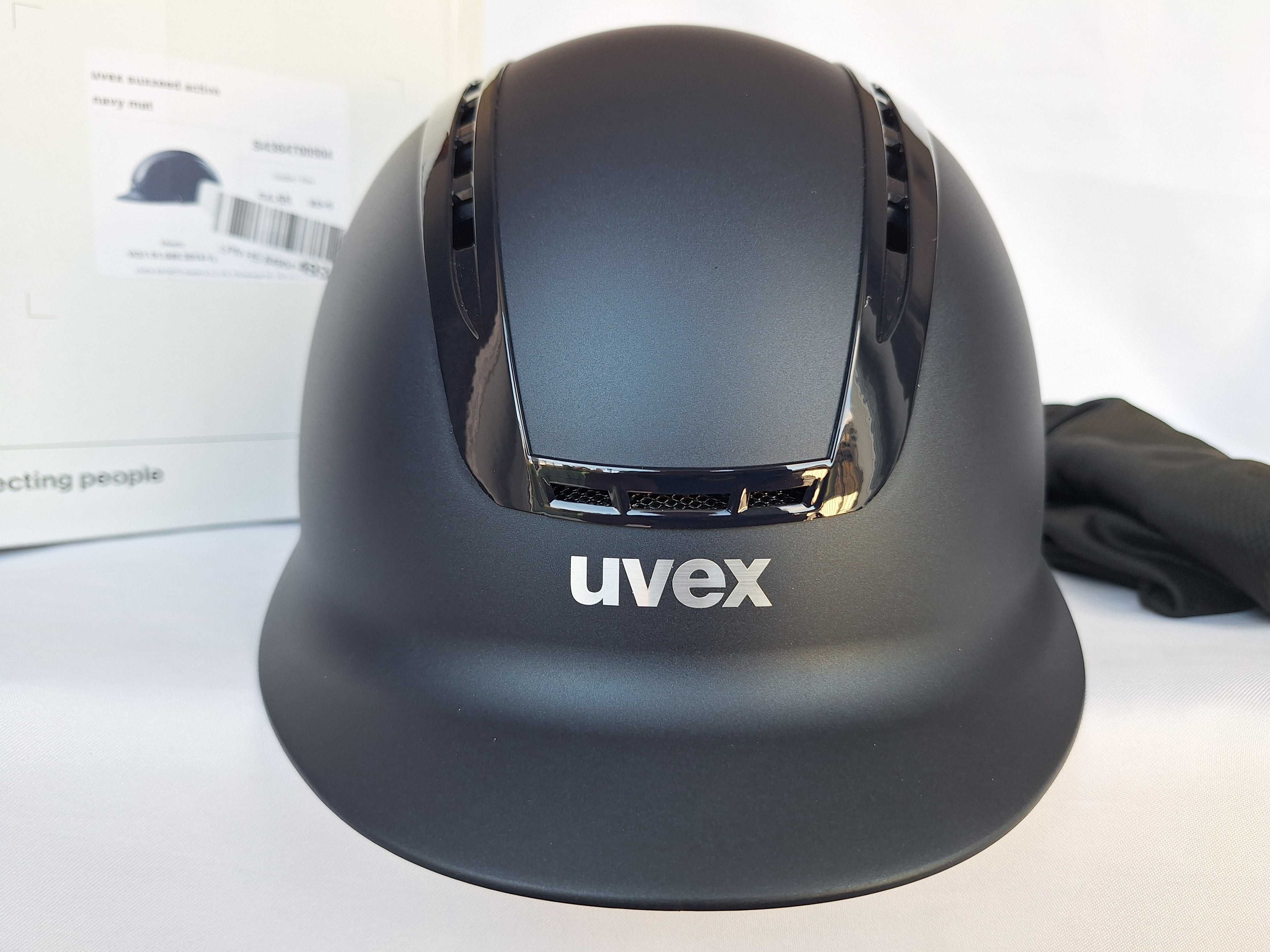Kask jeździecki toczek Uvex Suxxeed Active Navy Mat XS/S 54-55cm