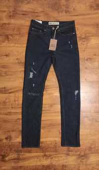 Spodnie jeansowe, jeansy z przetarciami New Look rozmiar 30/32, or. S
