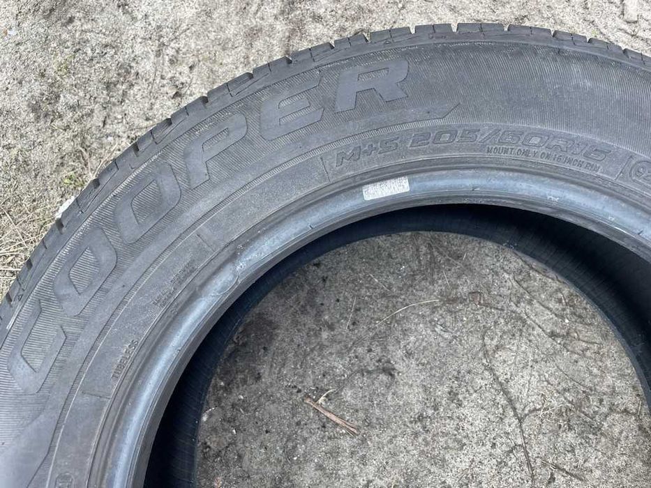 Cooper Cs5 Grand Touring 205/60R16 92T шини бу M+S 1 штука