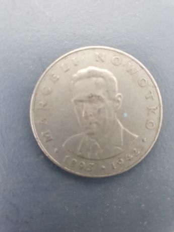 Moneta Marceli Nowotko 20 zł rok 1977