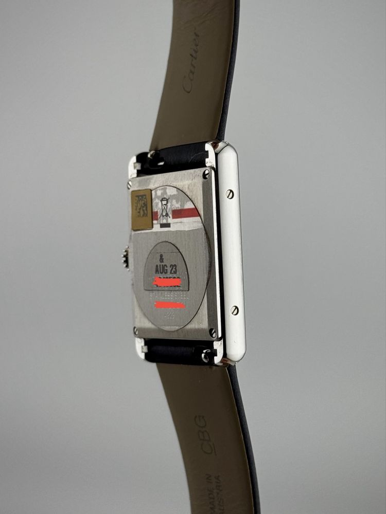 -6k WYPRZEDAŻ! FVAT FULLSET Diamentowany Cartier Tank red.W4TA0017