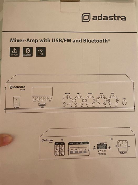 Adastra DM25 mixer-amp
