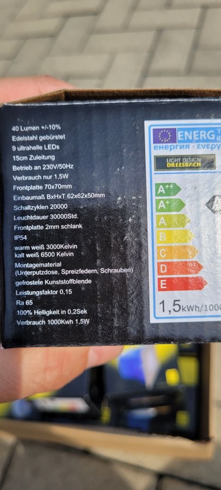 Halogen zewnętrzny ip54 okrągły na 230w