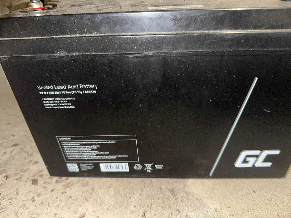 Акумулятор AGM Green Cell VRLA 12V 100Ah