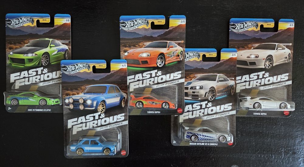Zestaw hot wheels 2025 szybcy i wściekli fast furious Brian o'conner
