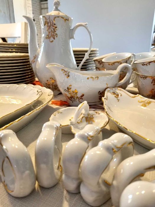 Rococo Anna 7830 Ćmielów komplet obiad i kawa