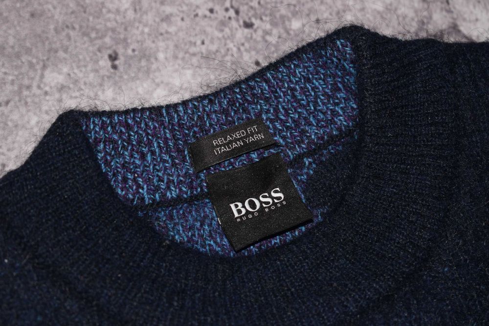 Hugo Boss Monogram Sweater (Мужской Премиальный Свитер Босс Альпака )