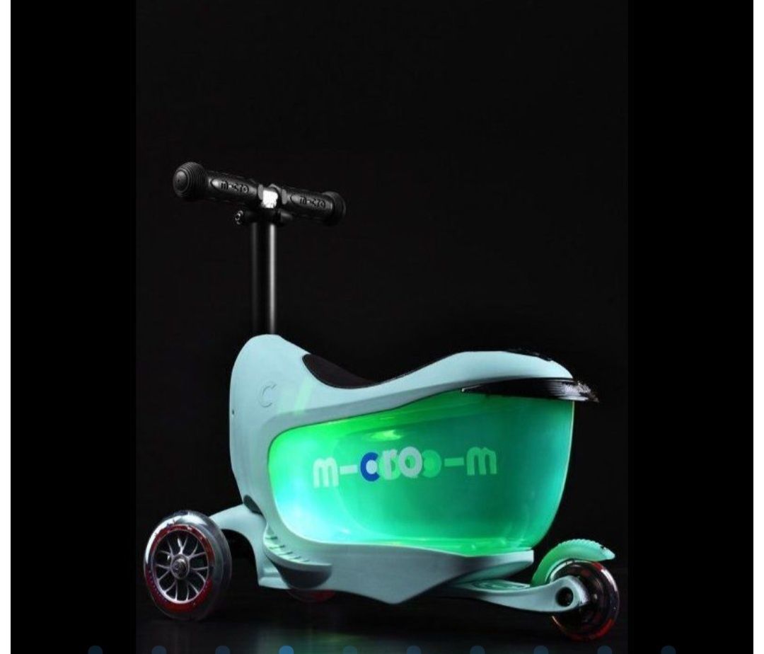 Самокат Micro Mini2Go Mint Deluxe
Plus (мятний)