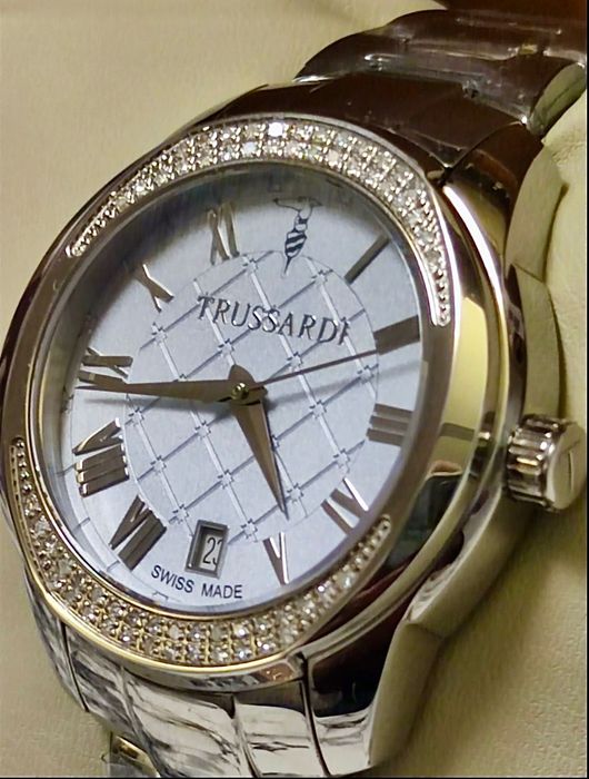 Trussardi - just Time Diamond, Kobiety -2022. Nowy. Prezent.