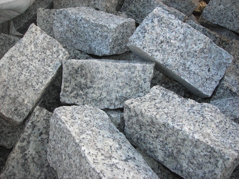 Kostka 20x20x10 granitowa opornik obrzeże brukowa żwir granit ziemia