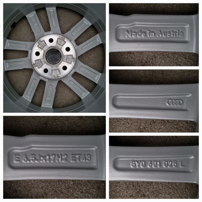 Koła Zimowe Alu 17" Audi A3 8Y 8V 8P 5x112 SuperStan Oryginalne