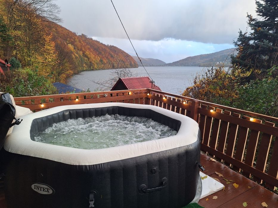 Nowe Domki nad Jeziorem w Górach 50 m do wody z jacuzzi