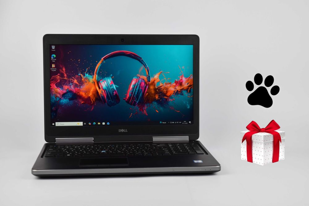 Dell Precision 7520 4k UHD i7-7820HQ M2200 16/32/64гб ssd+hdd Ноутбук